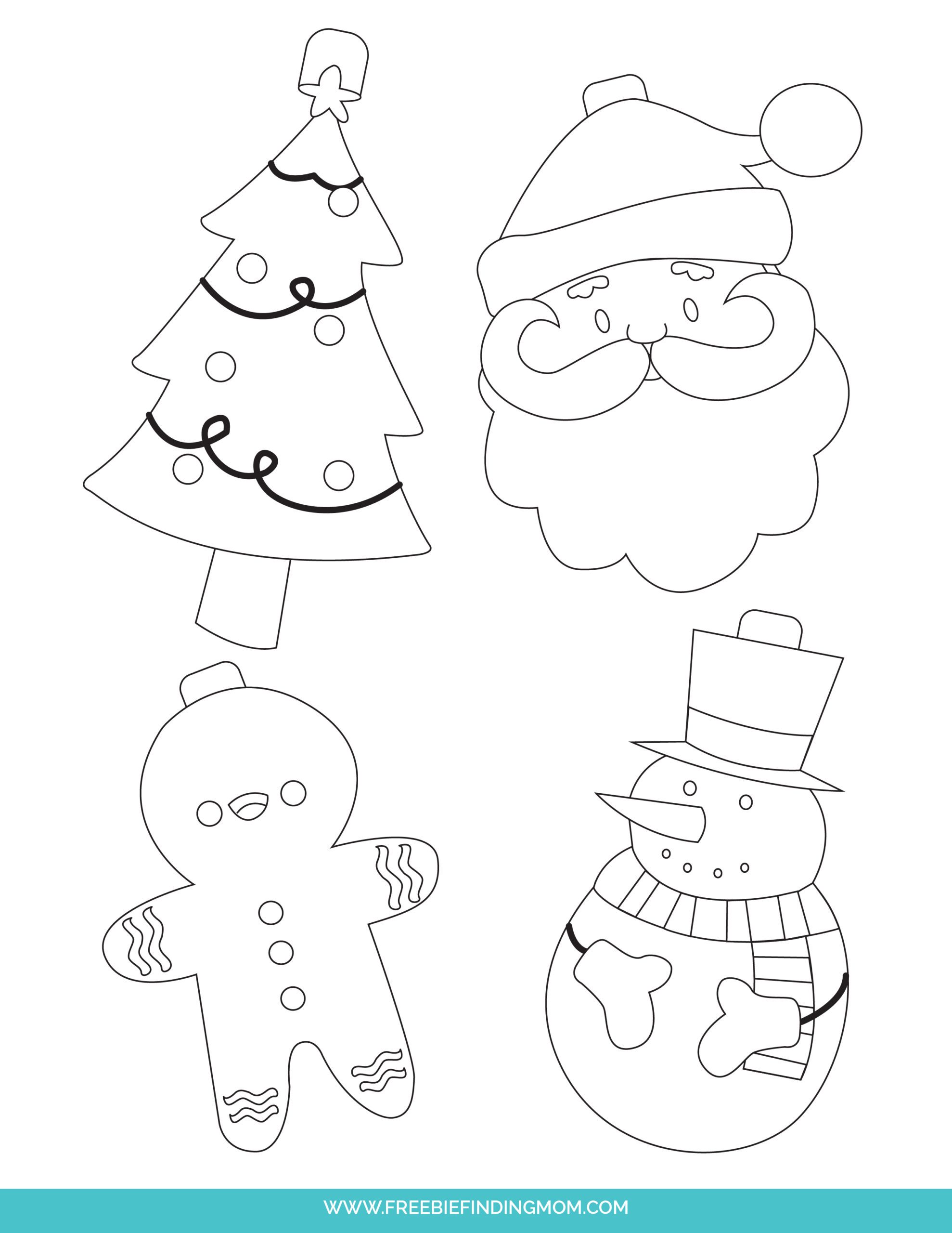 Free Christmas Ornaments Printables (PDF Downloads)