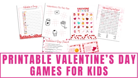 Printable Valentine’s Day Games for Kids