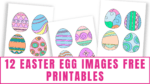 12 Easter Egg Images Free Printables