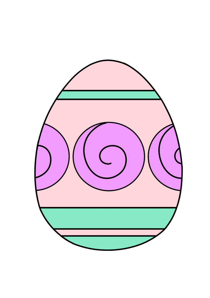 Easter eggs printable free