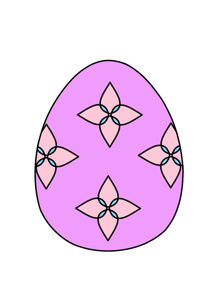 Easter eggs printable free