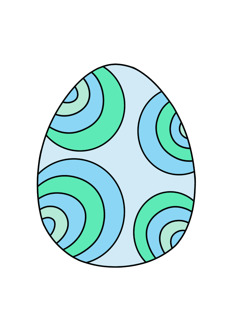 Easter eggs printable free