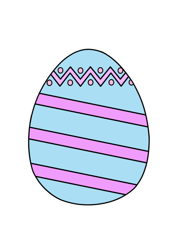 Easter eggs printable free