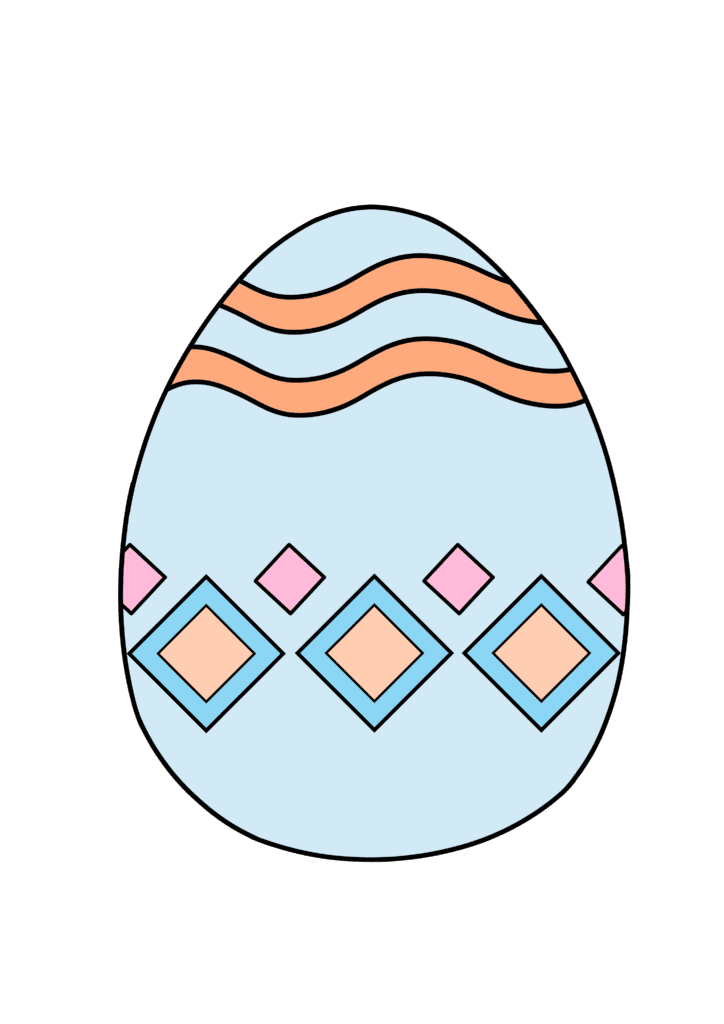 Easter eggs printable free