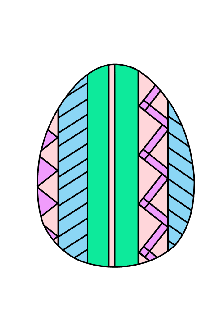 Easter eggs printable free