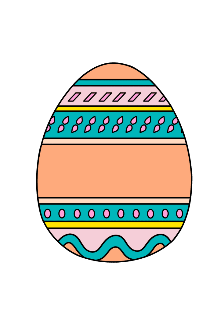 Easter eggs printable free