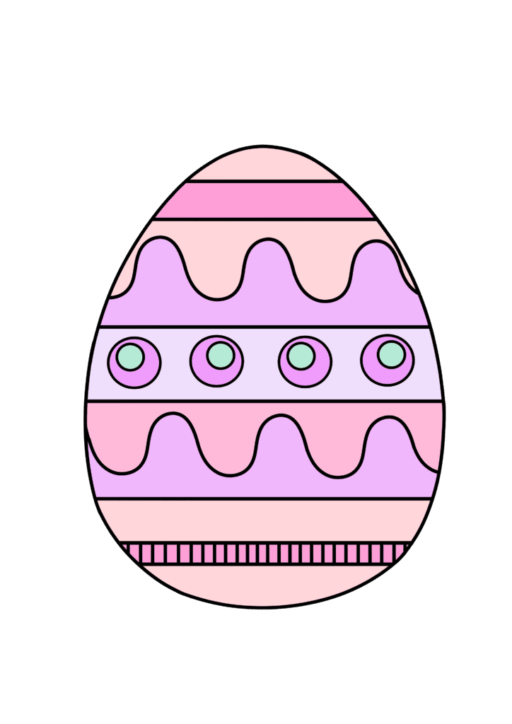 Easter eggs printable free