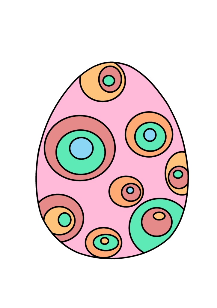 Easter eggs printable free