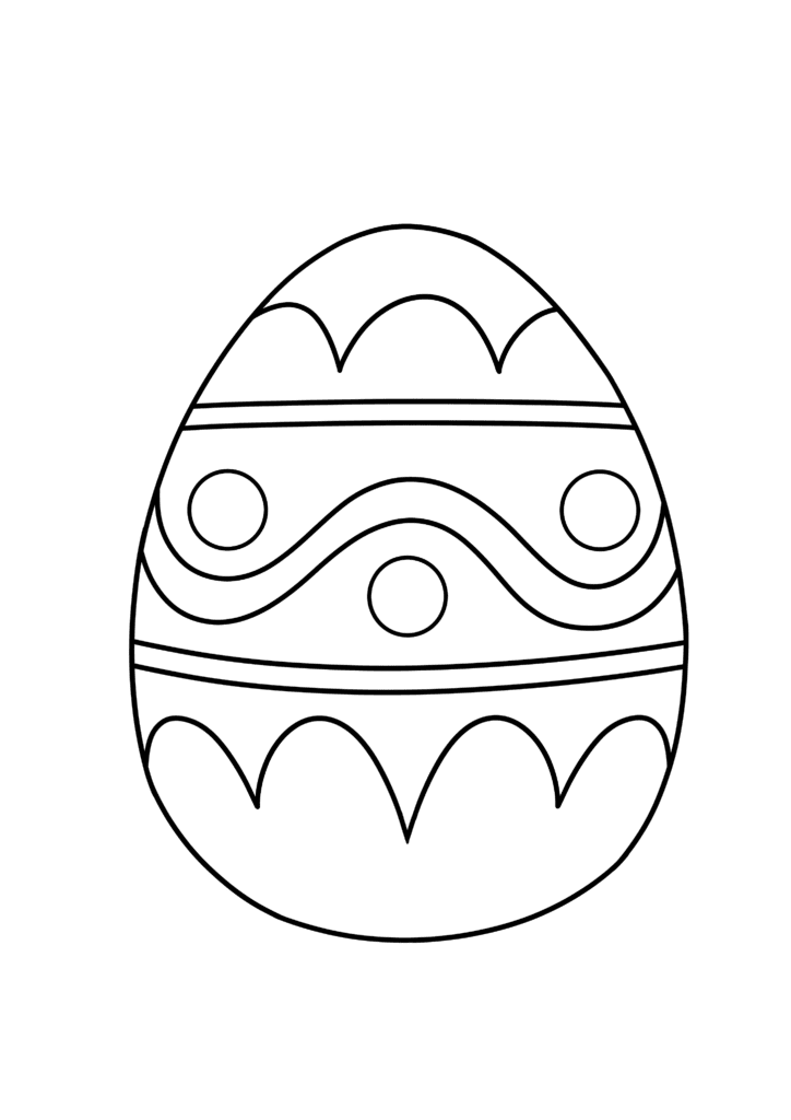 free Easter egg printable