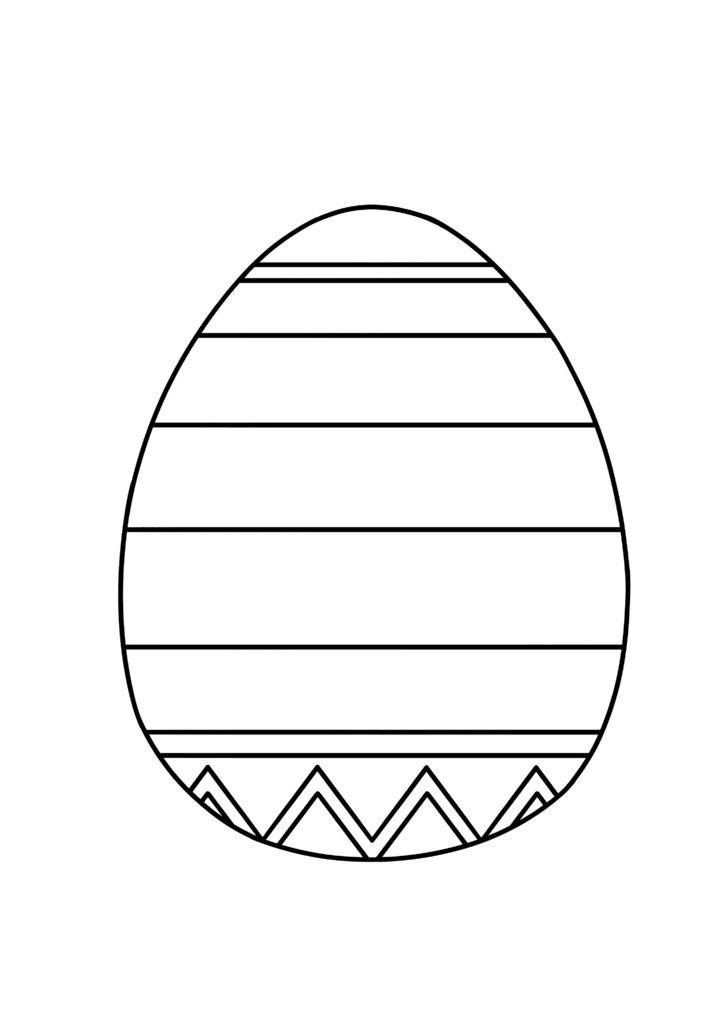 free Easter egg printable