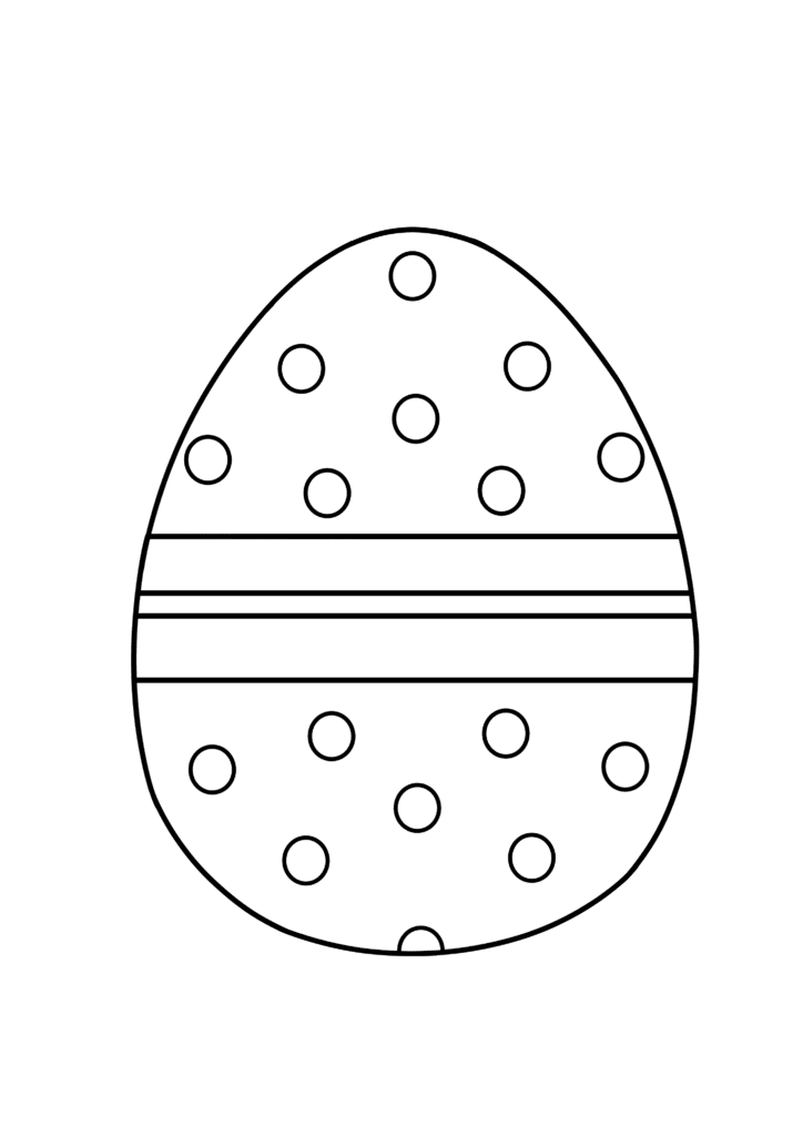 free Easter egg printable