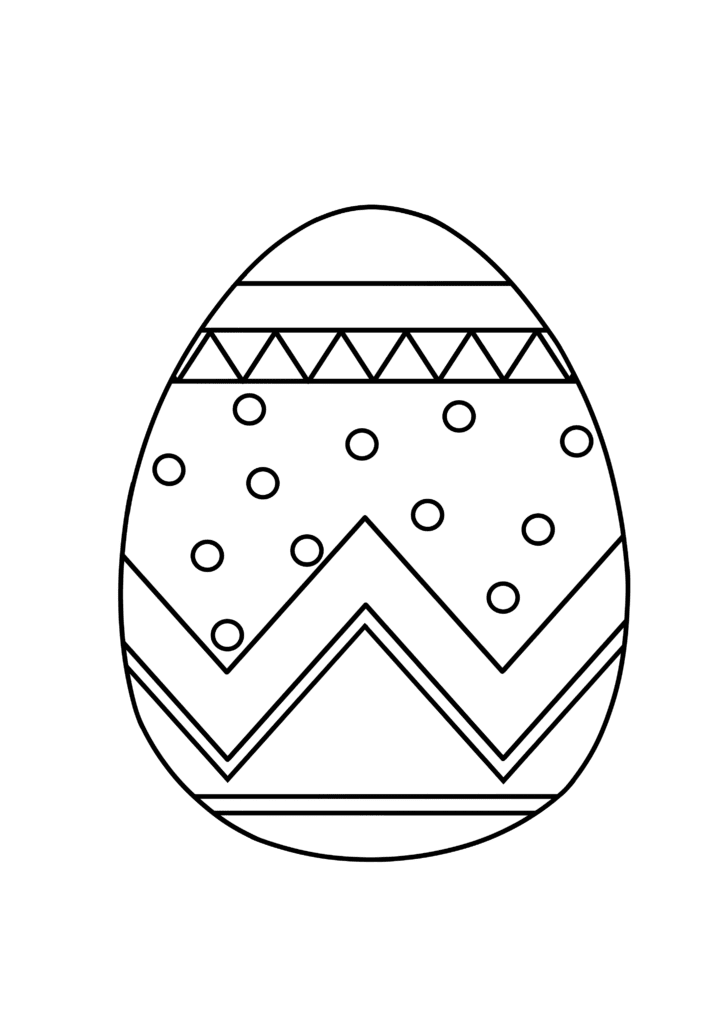 free Easter egg printable