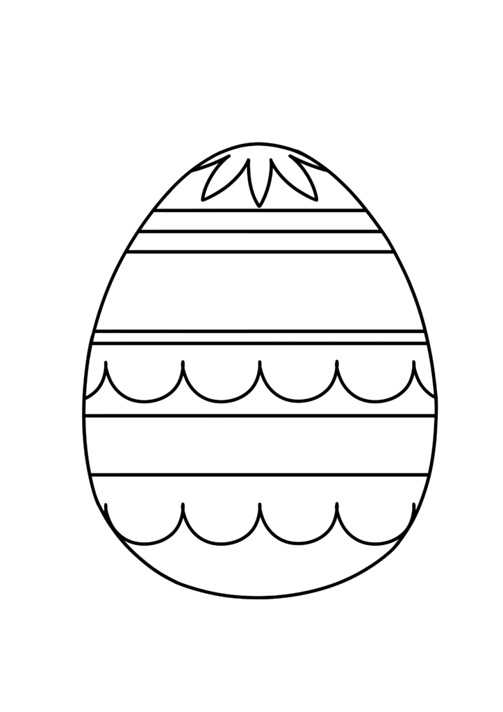 free Easter egg printable