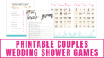 Printable Couples Wedding Shower Games