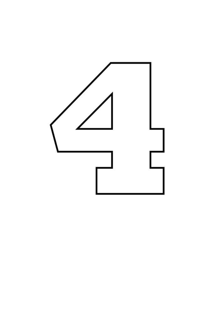 free printable number tracing template printable number