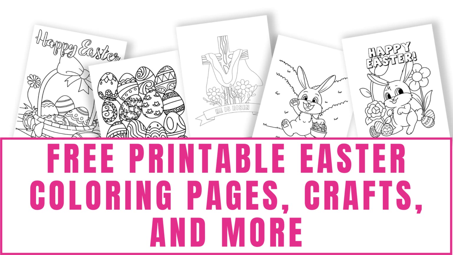 Looking for Easter activities for kids and adults? Here you'll find free printable Easter coloring pages, crafts, and more, so there's something for everyone.