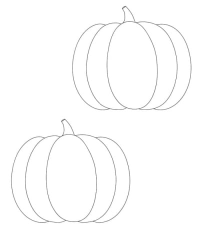 free mini printable pumpkin template