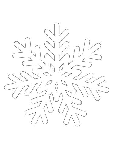 free snowflake stencils printable