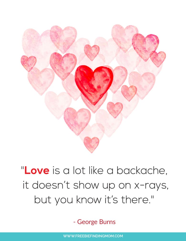 These free printable short funny Valentine's Day quotes for friends reminds us that love is not visible but you know it's there. 