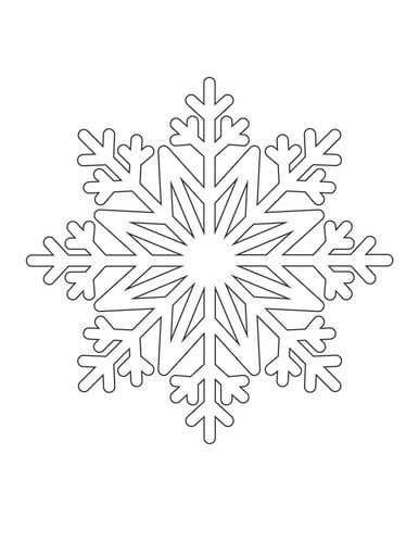 free snowflakes stencil printable  