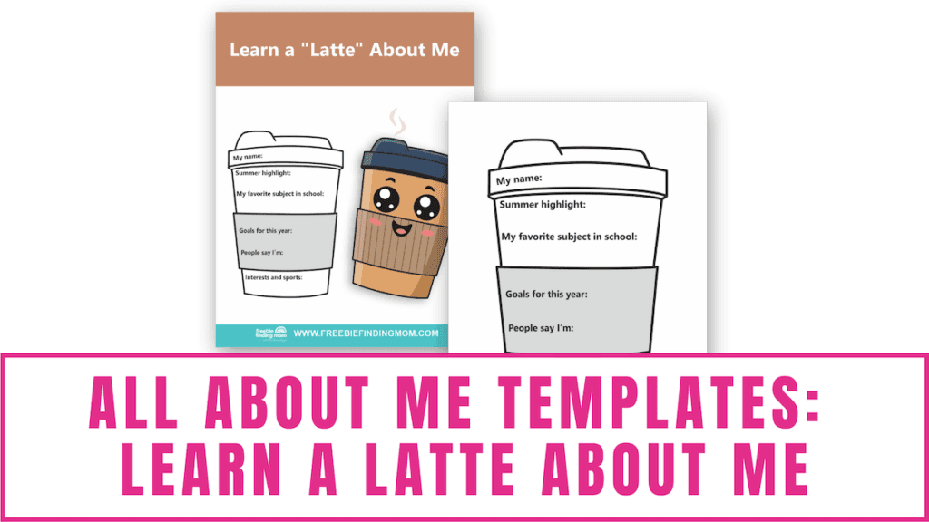 all about me template
