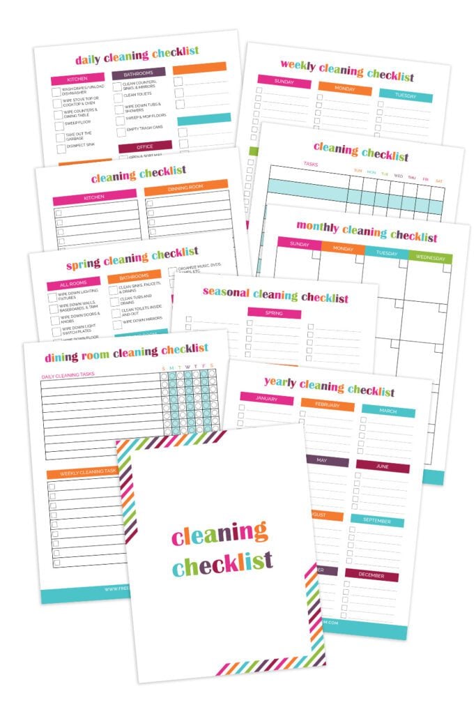 Ultimate cleaning checklist schedule