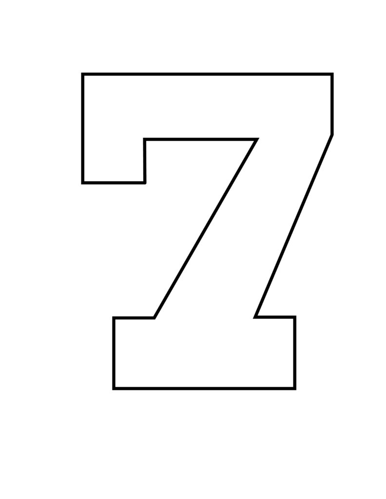 free printable number stencils number stencil large