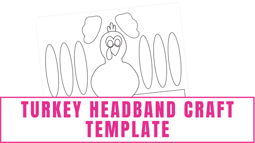 turkey headband craft template
