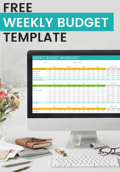 Free Personal Weekly Budget Template