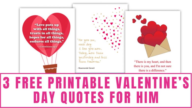 Free Printable Valentines Day Quotes for Him Free Printable Valentines Day Quotes for Him