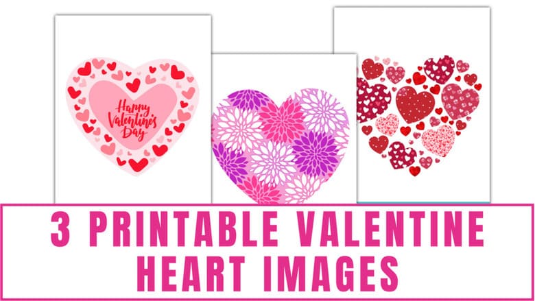 Printable Valentine Heart Images Free Downloads Printable Valentine Heart Images Free Downloads