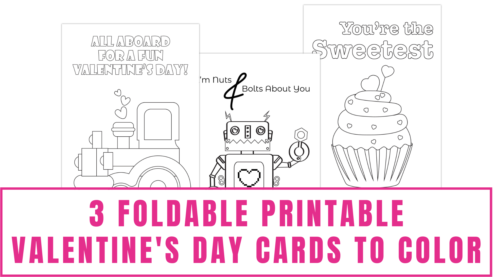 foldable printable Valentines Day cards to color PDF downloads foldable printable Valentines Day cards to color PDF downloads