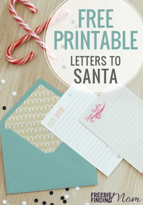 free printable Santa letter templates