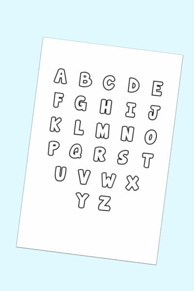 free printable alphabet templates printable letters