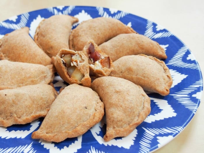 Greek ish vegetable empanadas