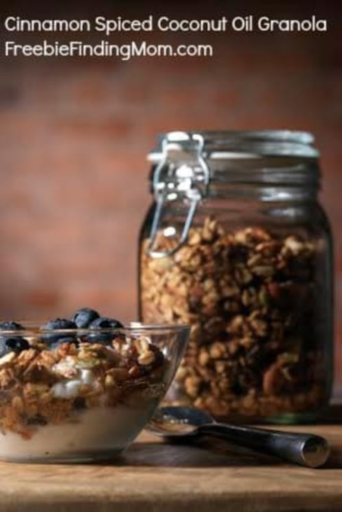 coconut oil granola