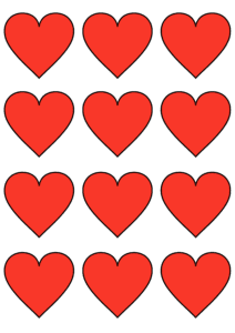 12 Free Printable Heart Shapes