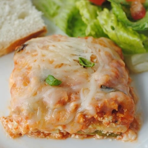 healthy zucchini lasagna