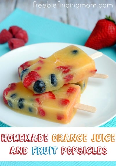 homemadeorangejuiceandfruitpopsicles