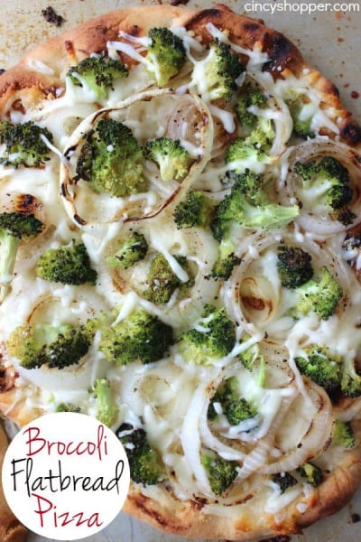 Broccoli Flatbread Pizza ()