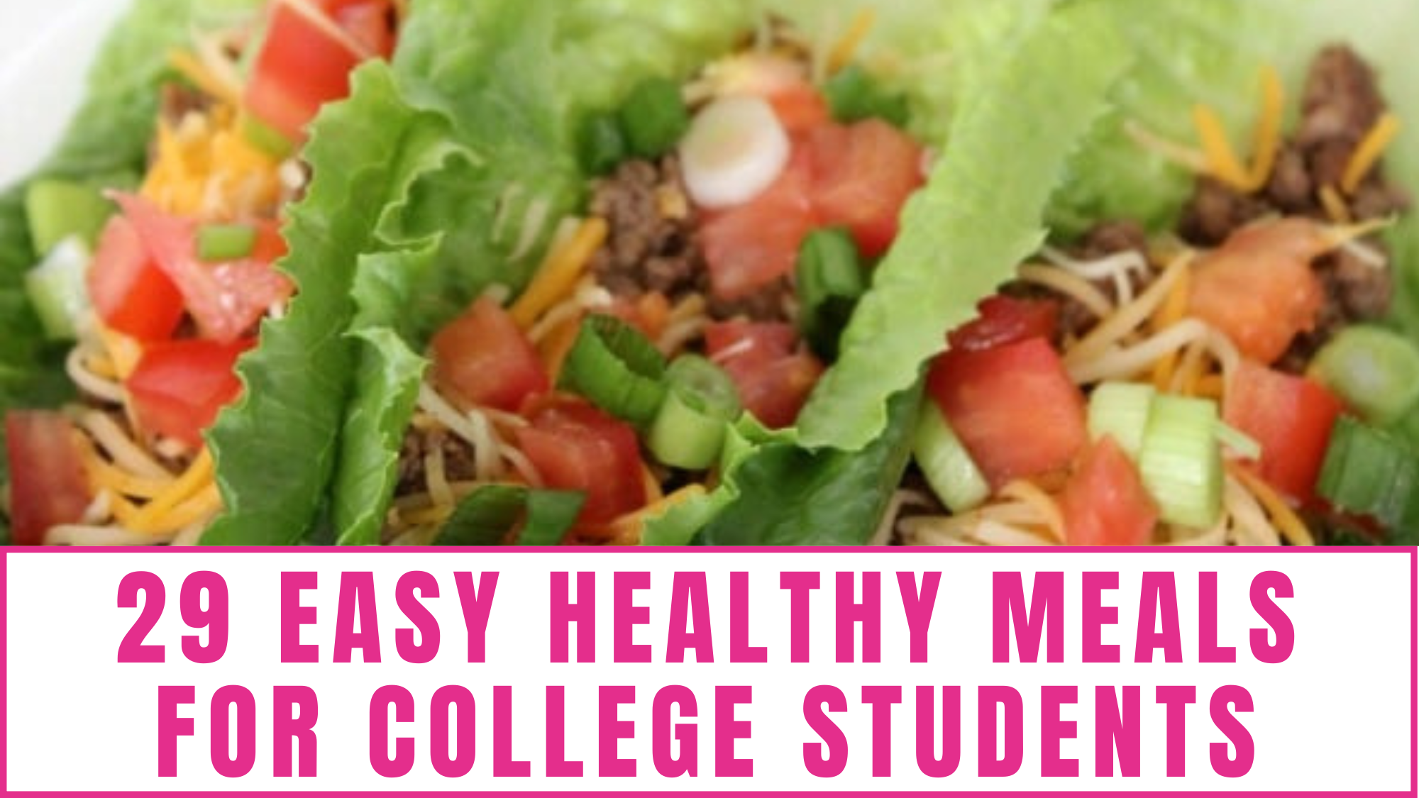 Tired of eating cafeteria food? These 29 Easy Healthy Meals For College Students are not only easy to make and delicious, but they are packed with nutrients that busy college students need as well. Here you’ll find vegetarian recipes, chicken recipes, seafood recipes, and beef recipes that could serve as cheap family meals too. 