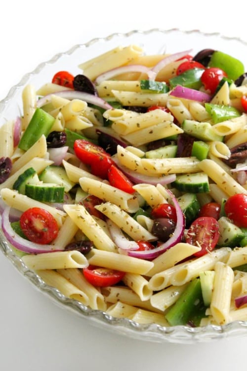 Gluten Free Greek Pasta Salad