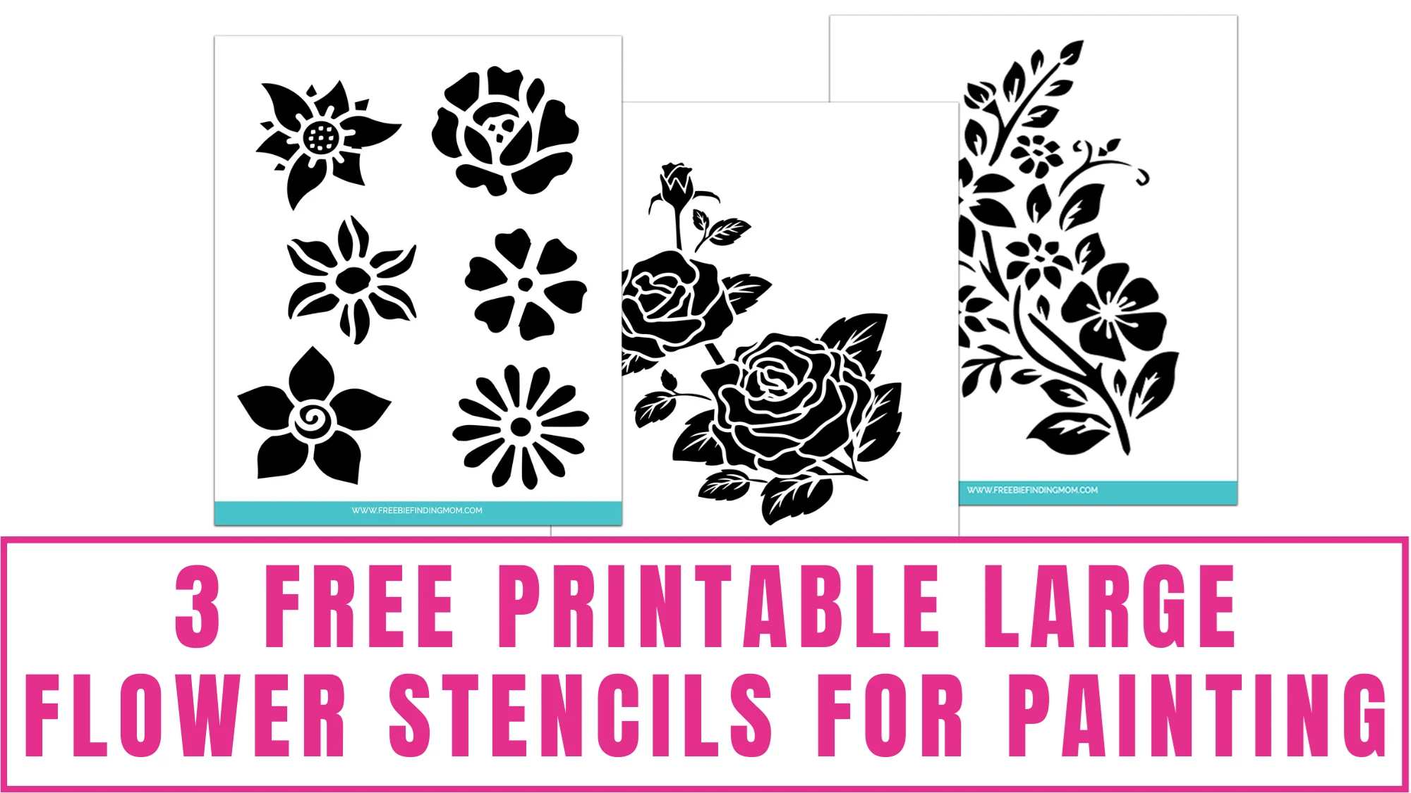 free printable large flower stencils for painting free printable large flower stencils for painting