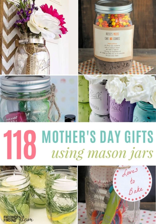 mothers day gifts using mason jars