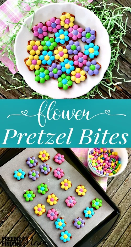 flower pretzel bites