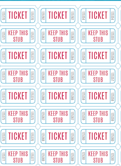free printable raffle tickets
