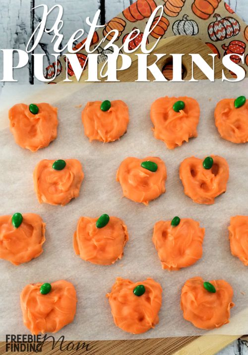 pretzel pumpkins