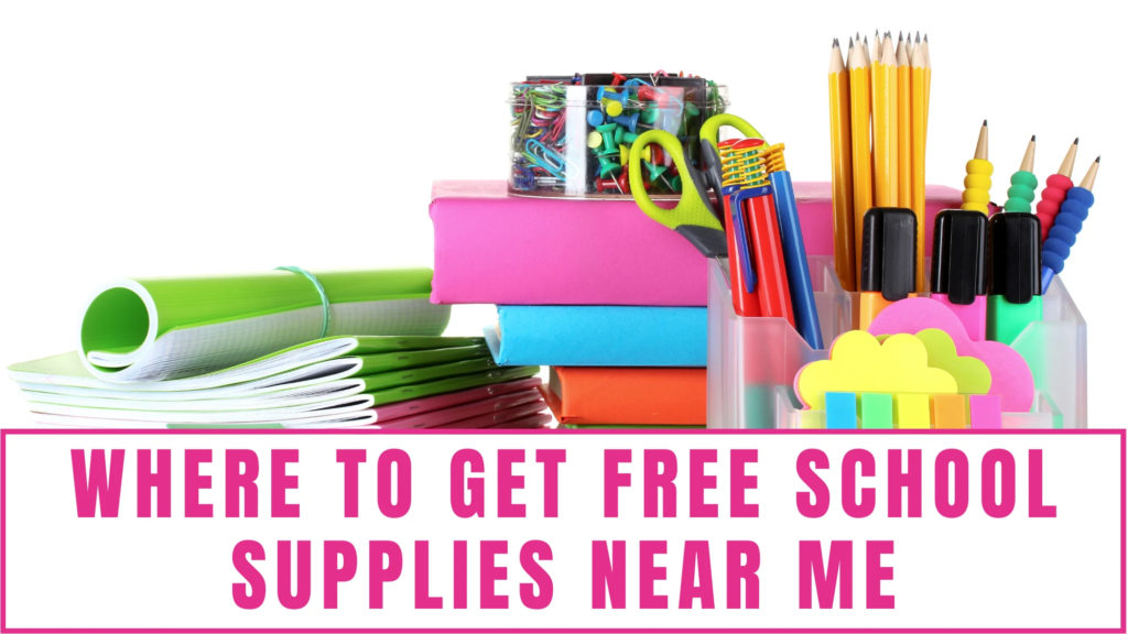 where to get free school supplies near me
