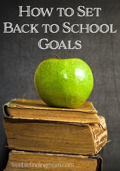 how to set back to school goals