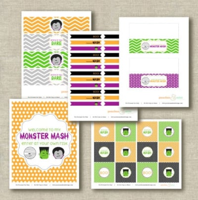 free halloween printables monster mash